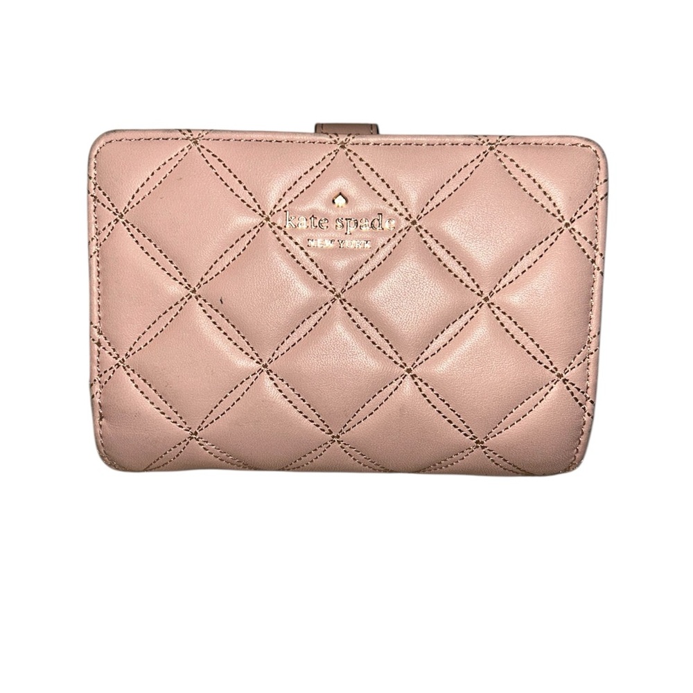 Kate Spade Pink Quilted Wallet